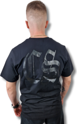 T-SHIRT CS GOTYK DUŻE LOGO BACK CZARNO/ CZARNA