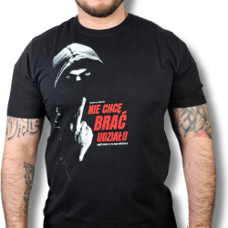 T-SHIRT CIEMNA STREFA NIE CHCĘ BRAĆ UDZIAŁU EDYCJA LIMITOWANA
