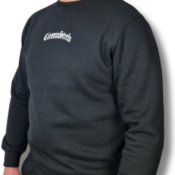 BLUZA KLASYK CS GOTYK DUŻE LOGO BACK CZARNO/ BIAŁA