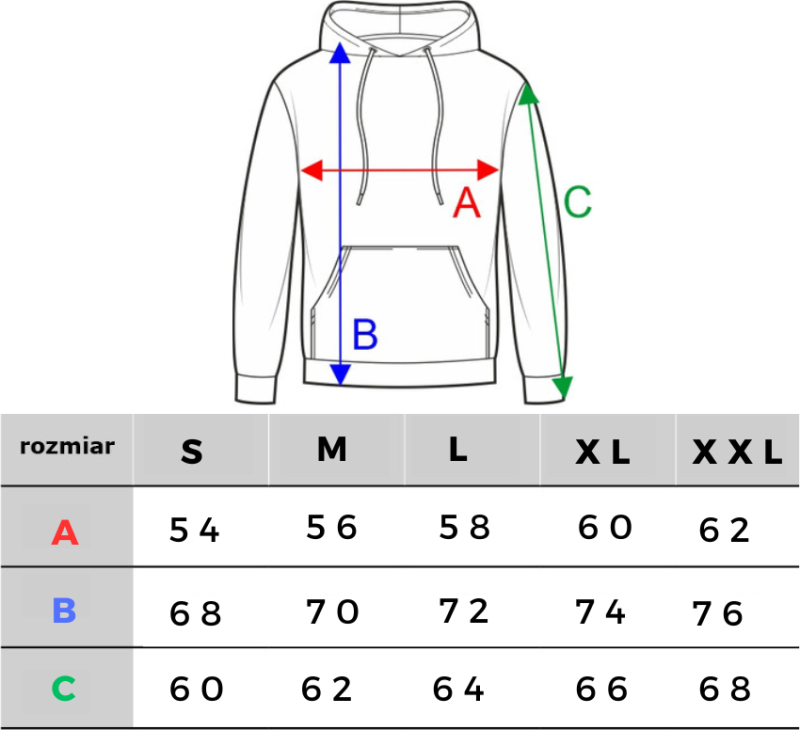 BLUZA KLASYK CS GOTYK DUŻE LOGO BACK CZARNO/ CZARNA