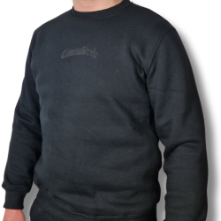 BLUZA KLASYK CS GOTYK DUŻE LOGO BACK CZARNO/ CZARNA