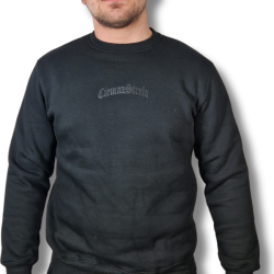 BLUZA KLASYK CS GOTYK DUŻE LOGO BACK CZARNO/ CZARNA