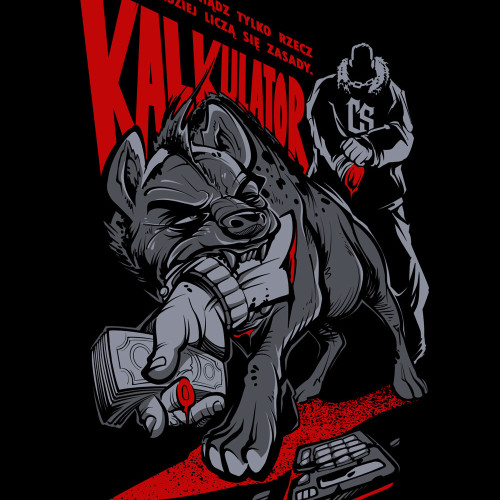 T-SHIRT CIEMNA STREFA KALKULATOR EDYCJA LIMITOWANA