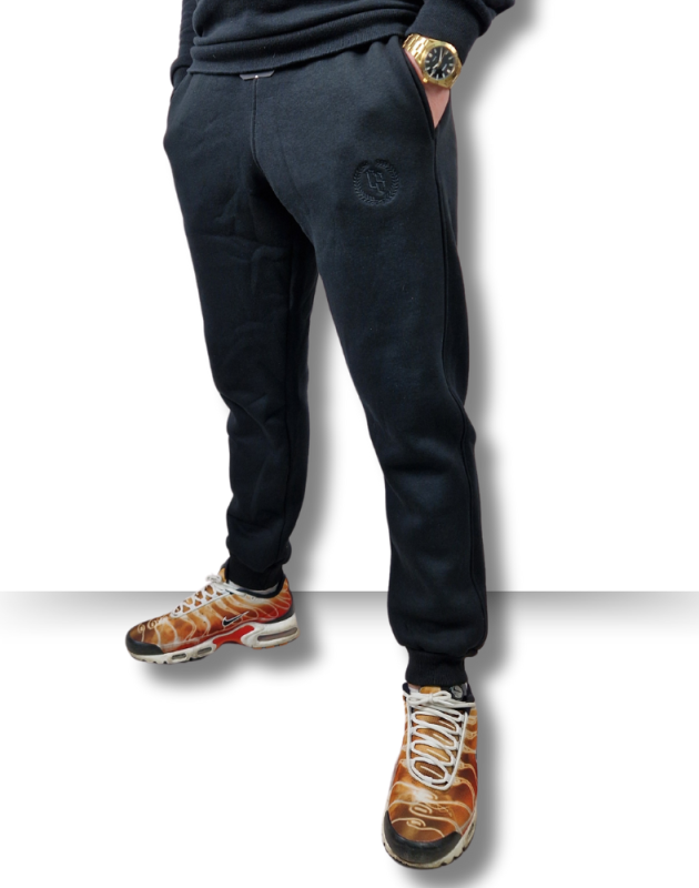 SPODNIE DRES CIEMNA STREFA CZERNE/ CZARNY HAFT LAUR