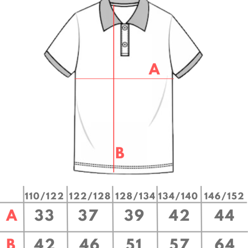 BIAŁE POLO DOBRY DZIECIAK CS
