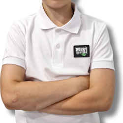 BIAŁE POLO DOBRY DZIECIAK CS