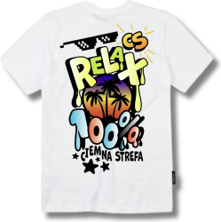 T-SHIRT CS RELAX 100%// BIAŁY EDYCJA LIMITOWANA
