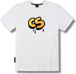 T-SHIRT CS RELAX 100%// BIAŁY EDYCJA LIMITOWANA