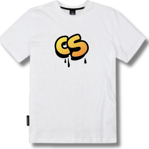T-SHIRT CS RELAX 100%// BIAŁY EDYCJA LIMITOWANA