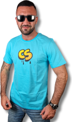 T-SHIRT CS RELAX 100%// TURKUS EDYCJA LIMITOWANA