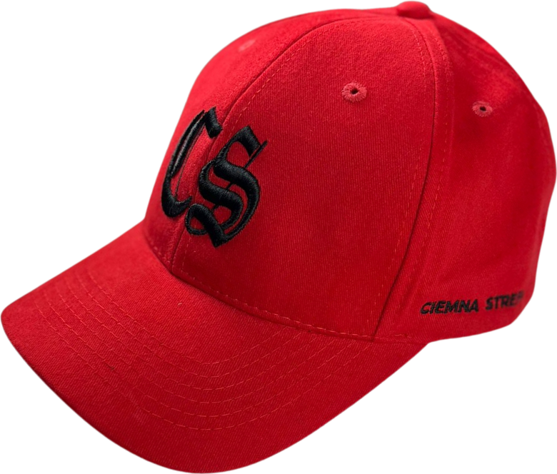 CZAPKA Z DASZKIEM CZERWONA - CS GOTYK