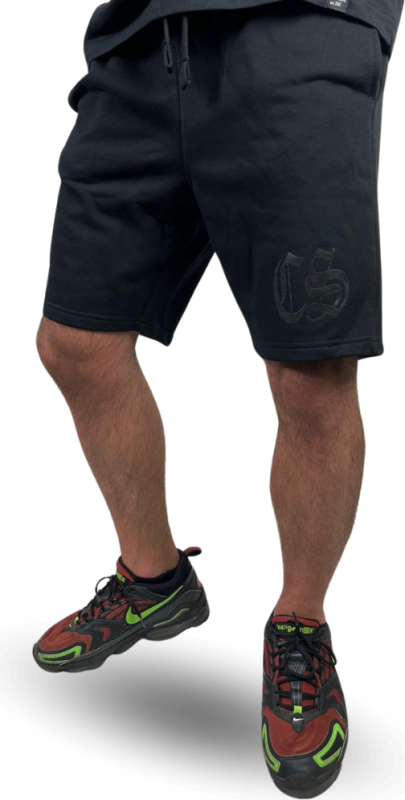 SZORTY MĘSKIE DRES // CZARNE / CZARNY GOTYK