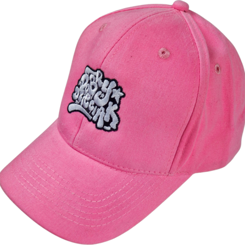 CZAPKA Z DASZKIEM DOBRY DZIECIAK GRAFFITI RÓŻ