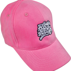 CZAPKA Z DASZKIEM DOBRY DZIECIAK GRAFFITI RÓŻ