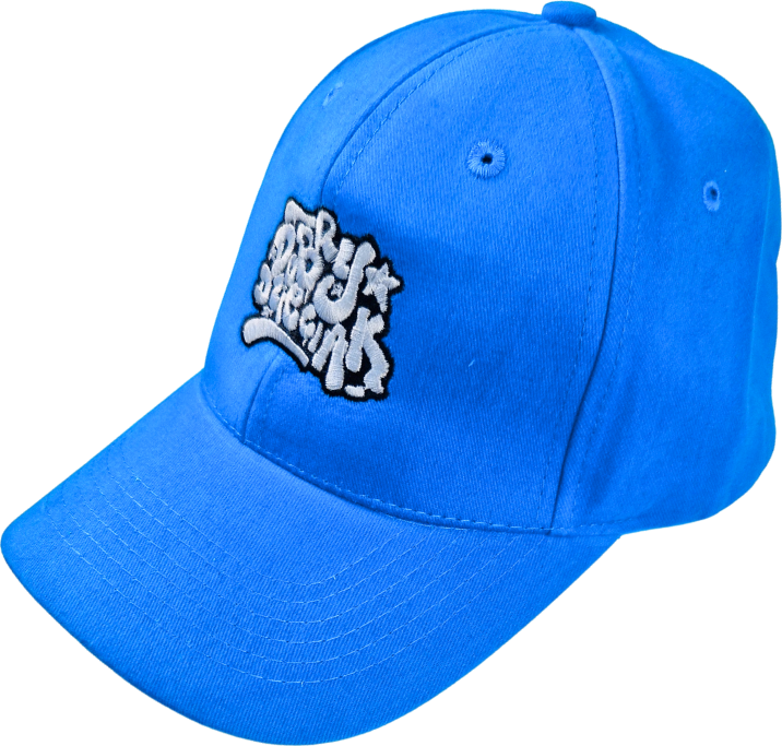 CZAPKA Z DASZKIEM DOBRY DZIECIAK GRAFFITI TURKUS