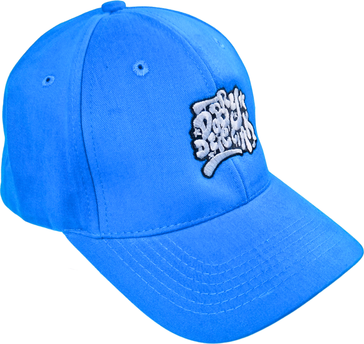 CZAPKA Z DASZKIEM DOBRY DZIECIAK GRAFFITI TURKUS