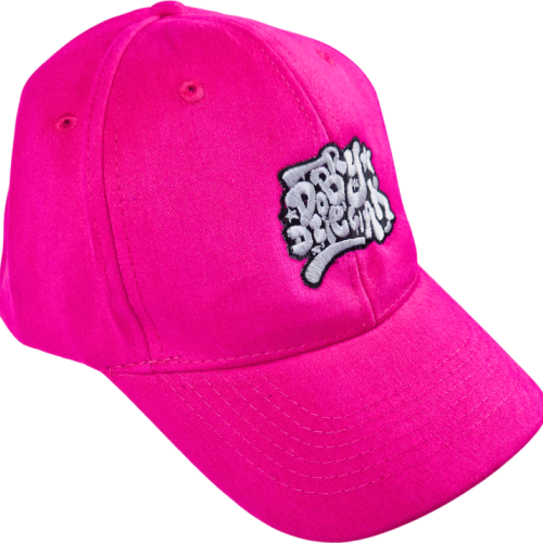 CZAPKA Z DASZKIEM DOBRY DZIECIAK GRAFFITI FUKSJA