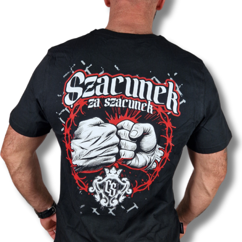 T-SHIRT CIEMNA STREFA SZACUNEK
