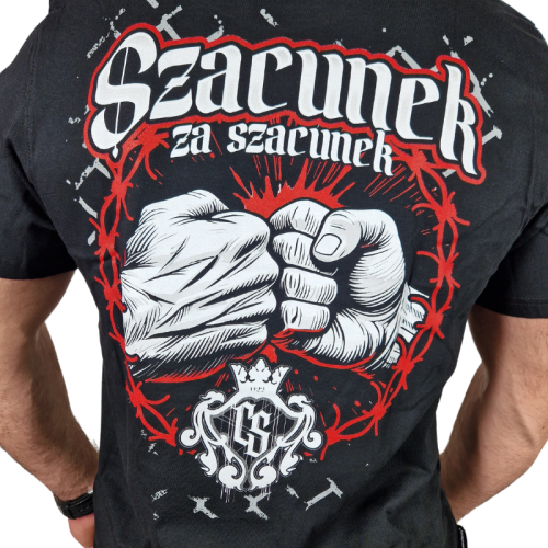 T-SHIRT CIEMNA STREFA SZACUNEK