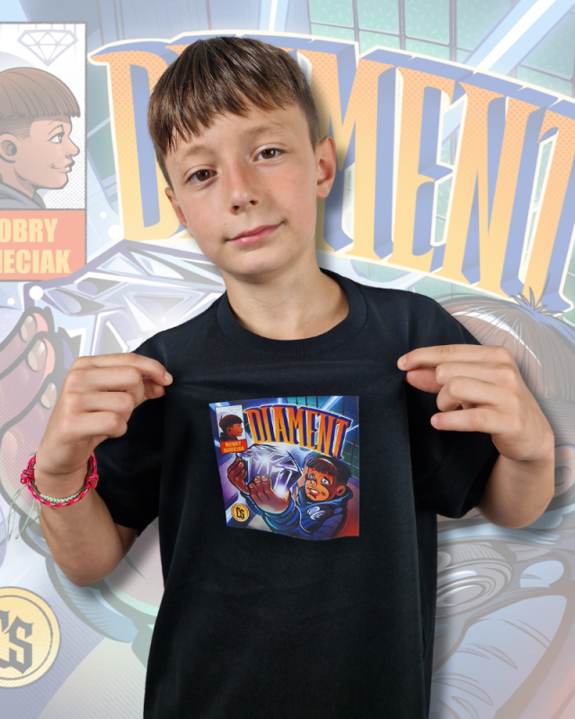 T-SHIRT DOBRY DZIECIAK - DIAMENT