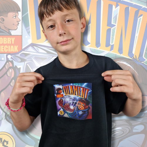 T-SHIRT DOBRY DZIECIAK - DIAMENT