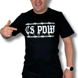 T-SHIRT CIEMNA SKAZANY NA TRENING / CS PDW