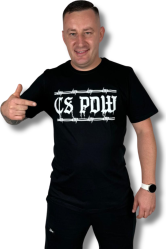 T-SHIRT CIEMNA SKAZANY NA TRENING / CS PDW