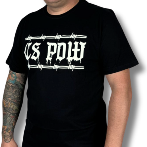 T-SHIRT CIEMNA SKAZANY NA TRENING / CS PDW