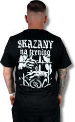 T-SHIRT CIEMNA SKAZANY NA TRENING / CS PDW