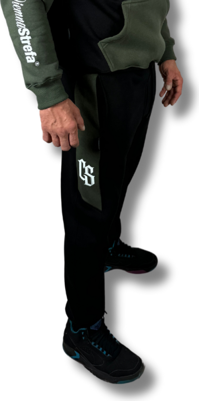 SPODNIE DRES CIEMNA STREFA CZARNE/ KHAKI