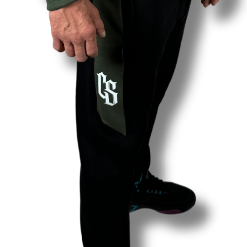 SPODNIE DRES CIEMNA STREFA CZARNE/ KHAKI