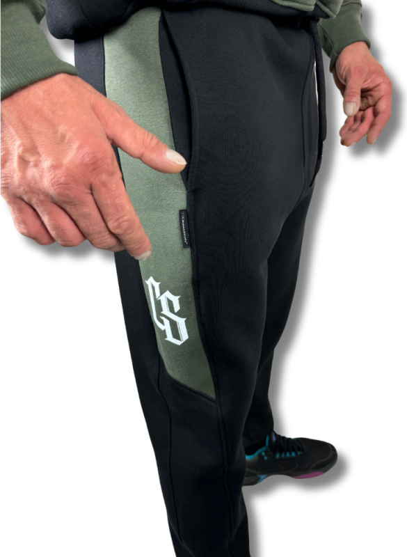 SPODNIE DRES CIEMNA STREFA CZARNE/ KHAKI