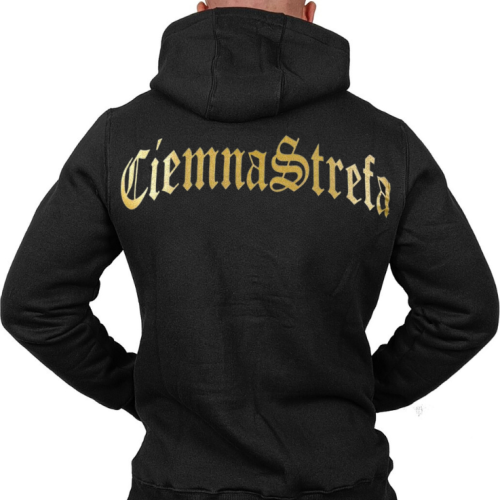 BLUZA KANGUR CZARNA // ZŁOTY GOTYK BACK