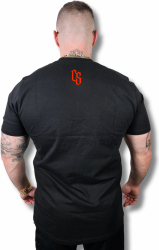 T-SHIRT CIEMNA STREFA GRAFFITI / ORANGE