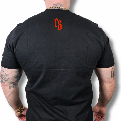 T-SHIRT CIEMNA STREFA GRAFFITI / ORANGE