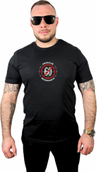 T-SHIRT CZARNY CIEMNA STREFA STOP 60/ STATYSTYKA