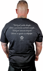 T-SHIRT CZARNY CIEMNA STREFA STOP 60/ STATYSTYKA
