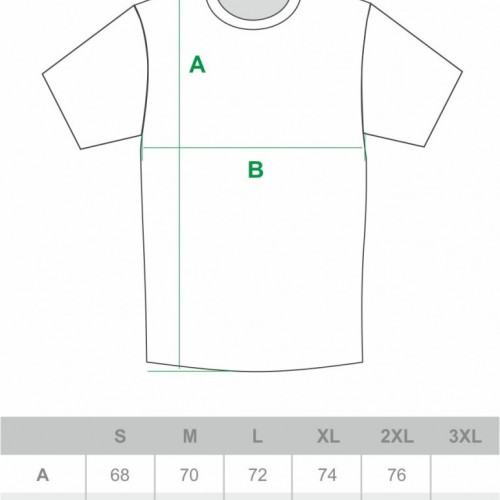 T-SHIRT BIAŁY CIEMNA STREFA STOP 60/ STATYSTYKA