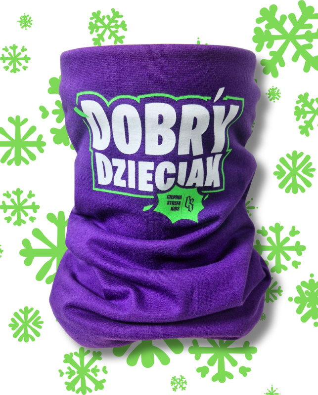 SZALIK KOMIN DOBRY DZIECIAK FIOLET