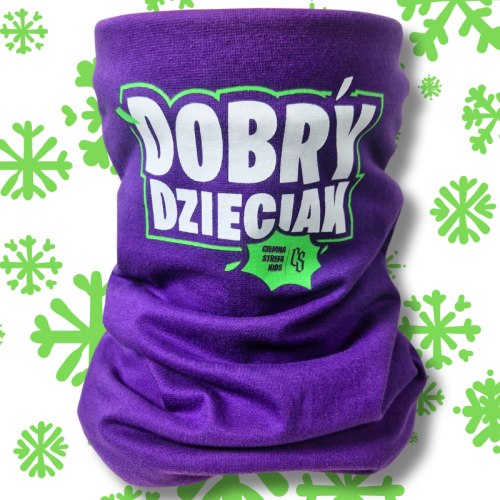 SZALIK KOMIN DOBRY DZIECIAK FIOLET