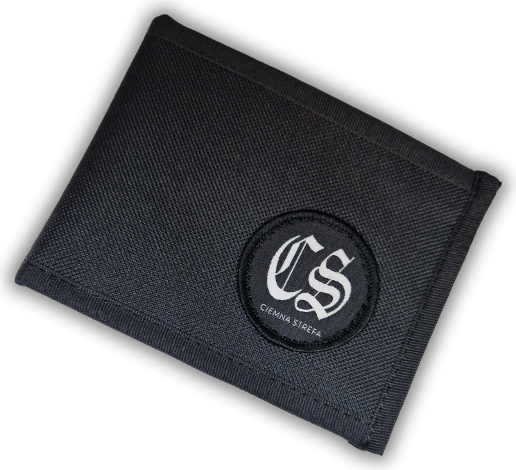 PORTFEL CZARNY CIEMNA STREFA GOTYK KÓŁKO