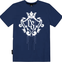 T-SHIRT CIEMNA STREFA DUŻY HERB LOTNICZY/BIAŁY