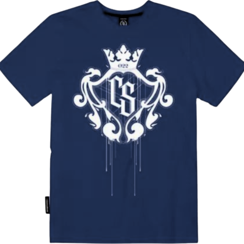 T-SHIRT CIEMNA STREFA DUŻY HERB LOTNICZY/BIAŁY