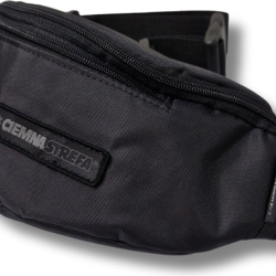 SASZETKA CZARNA CIEMNA STREFA // NAPIS CZARNO/SZARY NEW