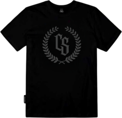 T-SHIRT CIEMNA STREFA CZARNY/ SZARY LAUR