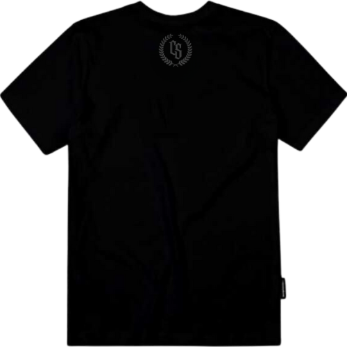 T-SHIRT CIEMNA STREFA CZARNY/ SZARY LAUR