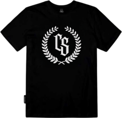 T-SHIRT CIEMNA STREFA CZARNY/ BIAŁY LAUR