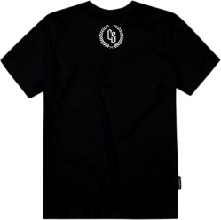 T-SHIRT CIEMNA STREFA CZARNY/ BIAŁY LAUR