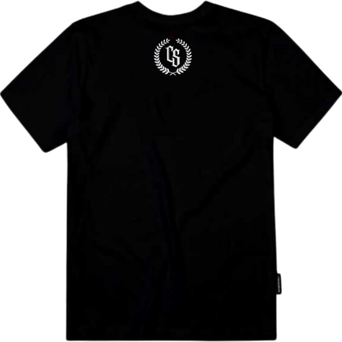T-SHIRT CIEMNA STREFA CZARNY/ BIAŁY LAUR