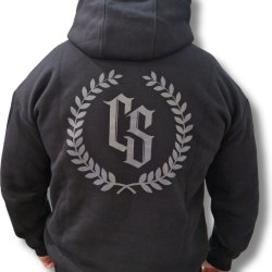 BLUZA KANGUR OVERSIZE CZARNY/SZARY LAUR